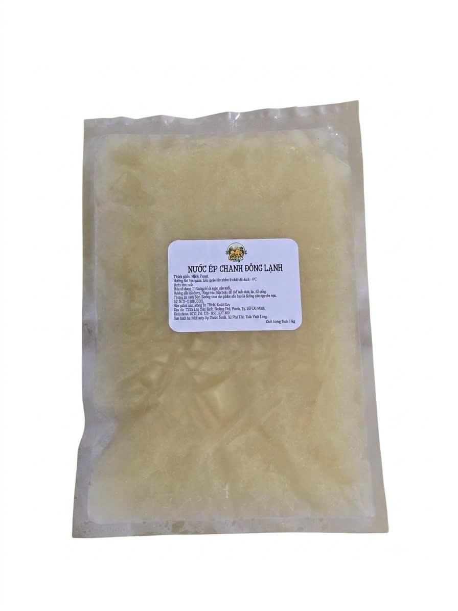 NƯỚC ÉP CHANH ĐÔNG LẠNH - Ảnh 2